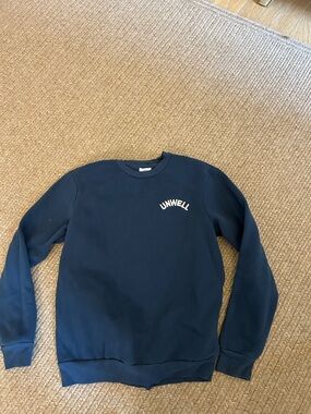 Unwell sweatshirt, navy blue , size medium